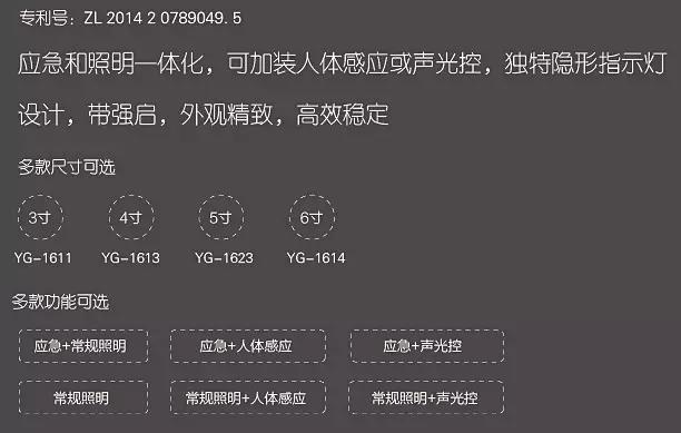 藝光消防應急筒燈